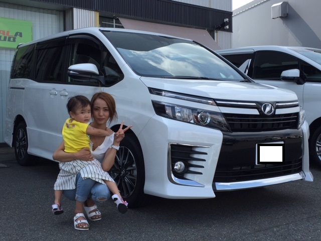 新車ヴォクシー鈴木様　知多市