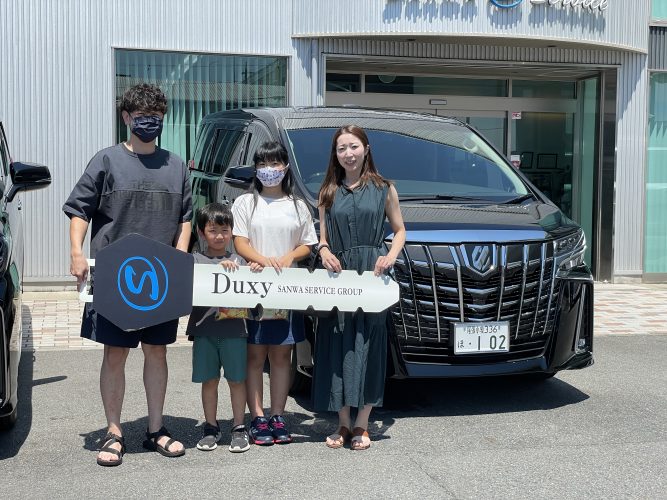 新車アルファードご納車おめでとうございます