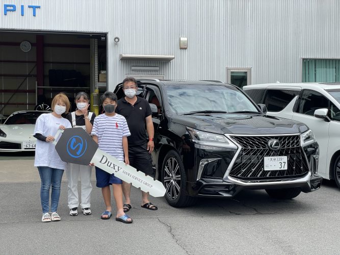 LXご納車おめでとうございます